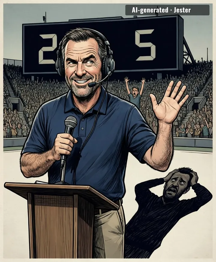 "You're a fool to panic" — the official motto of every coach who is definitely, quietly panicking.