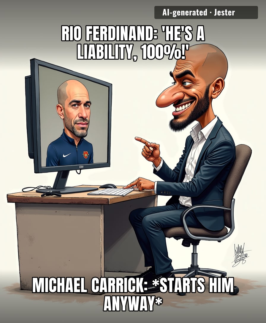 Rio's punditry is like my GPS—always confident, always 20 minutes late, and never actually driving the bus.