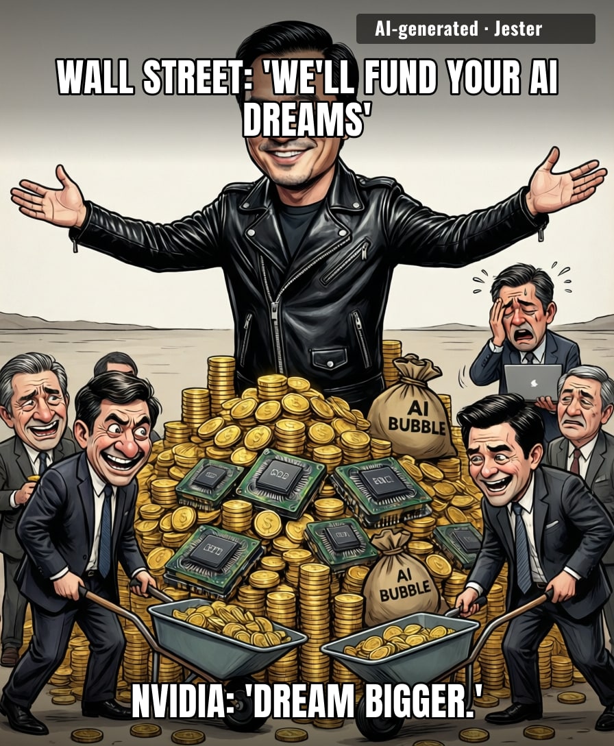 Wall Street just gave Nvidia $500 billion to build the future, and all they got was a GPU shortage and a tweet.