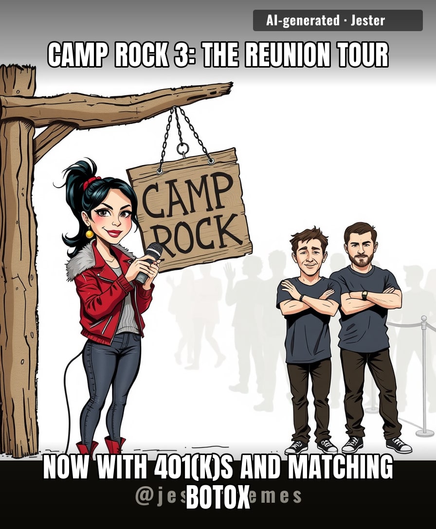 Demi and the JoBros are back, proving that the only thing more recycled than their hits is the camp's plastic cups.