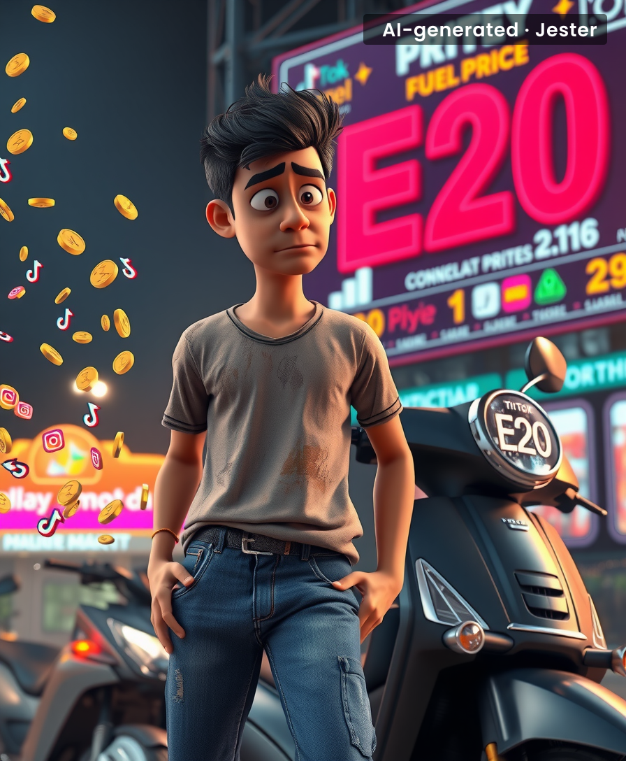 E20 fuel prices means content creators are basically paying for the privilege of making gas-guzzling videos about their own increasing expenses.