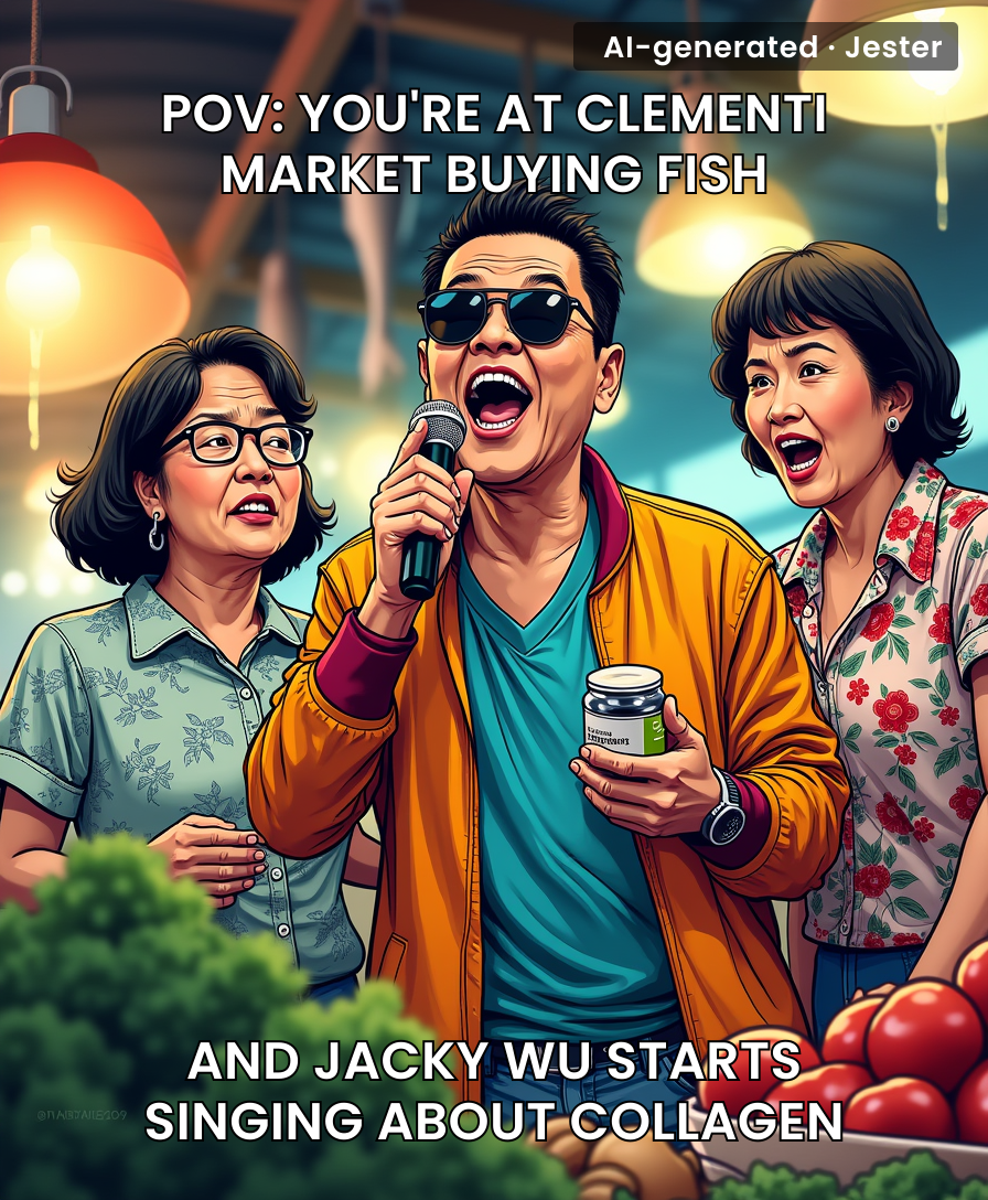 Jacky Wu's brand strategy: ambush grandmas at the wet market.