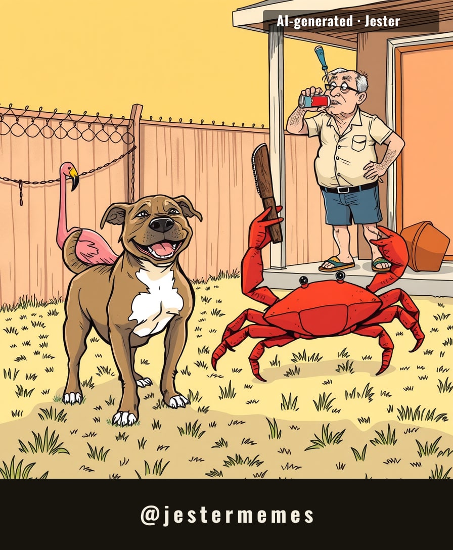crab lawyered up before the dog could