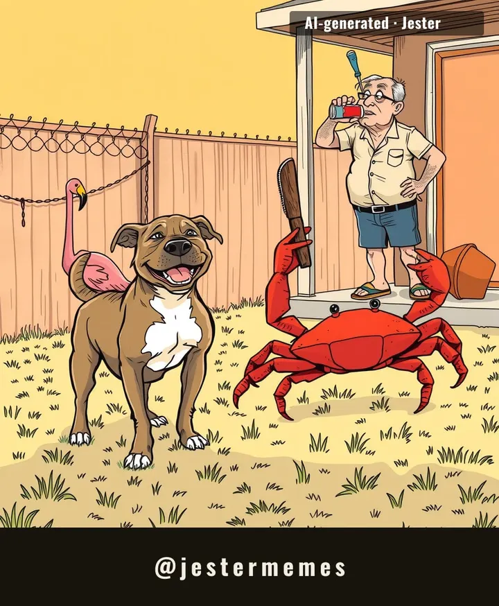 crab lawyered up before the dog could