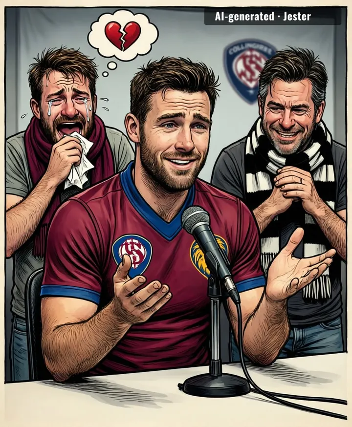 three premierships and he's 'probably' out. even his goodbye has a get-out clause.