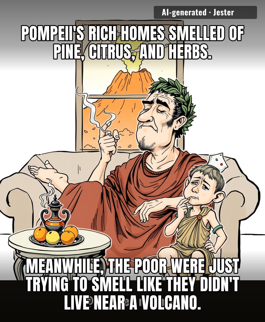 Finally, science answers the question we've all been asking: what did ancient rich people's homes smell like? Spoiler: money.