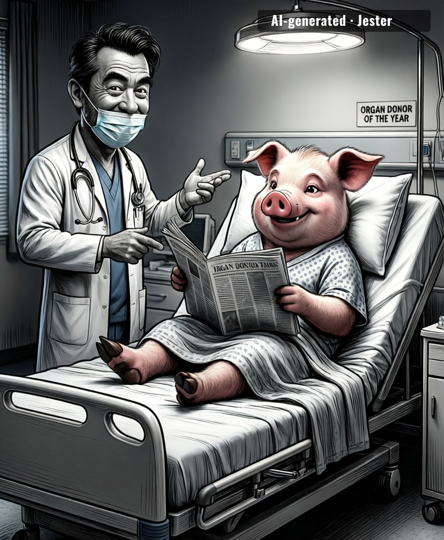 A genetically modified pig kidney bridged a man to a human transplant, a milestone in xenotransplantation.
