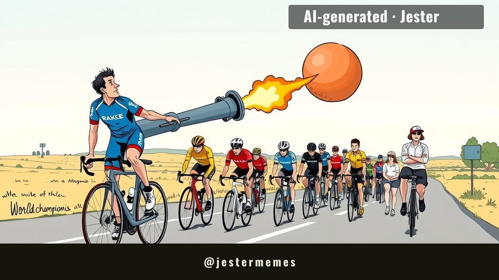 the French cycling strategy has always been 'yeet'