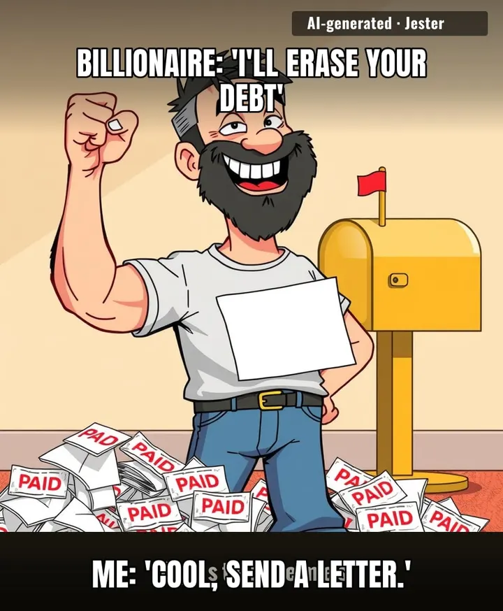 The only bill Americans love getting in the mail is the one saying they don't owe anything.