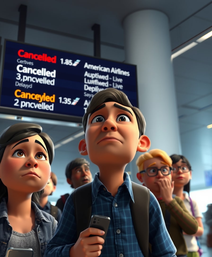 WHAT GROUNDED EVERY AMERICAN AIRLINES FLIGHT?