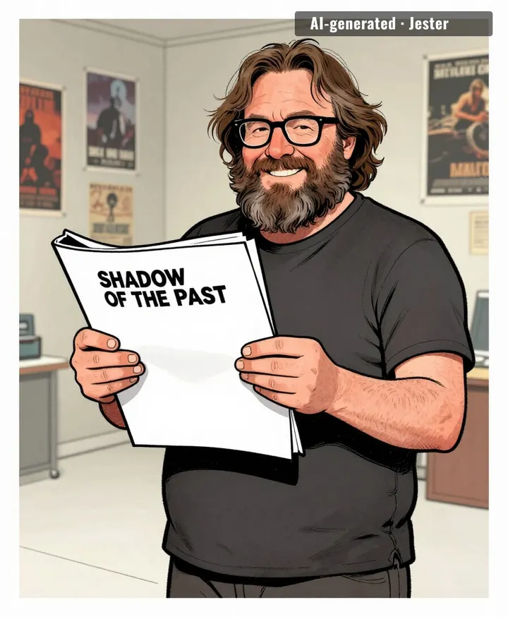 300 pages, all blank, and he's beaming.