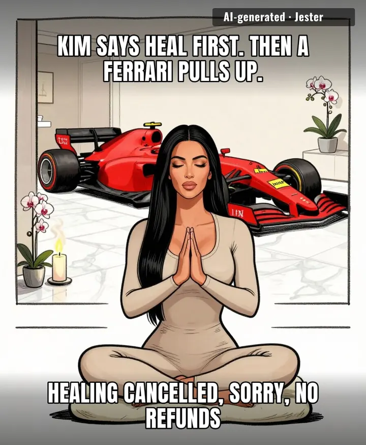 heal yourself first — unless the other person's in another country, then heal on the plane.