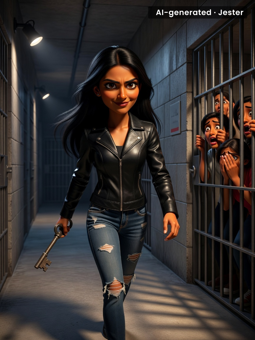 We finally know what's more chaotic than Lock Upp: Rebel Kid inside Lock Upp.