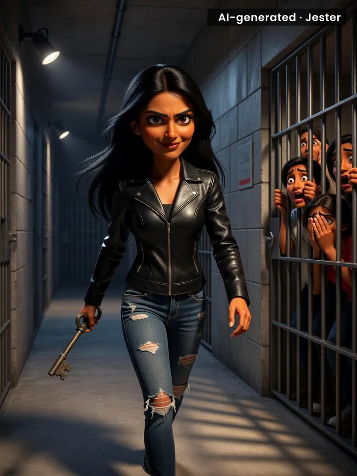 We finally know what's more chaotic than Lock Upp: Rebel Kid inside Lock Upp.