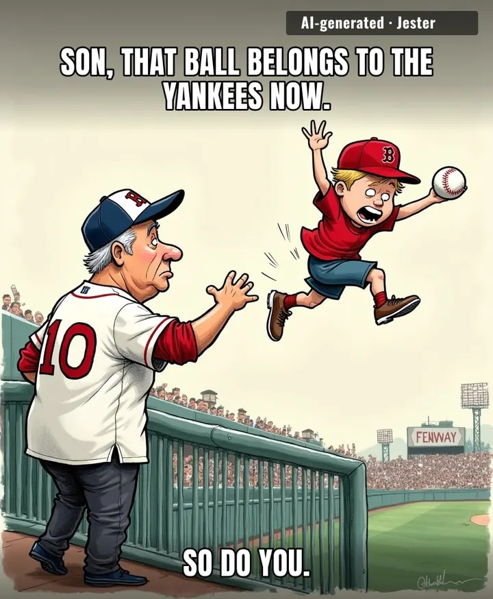 Parenting: teaching your kid that some catches come with a lifetime contract.