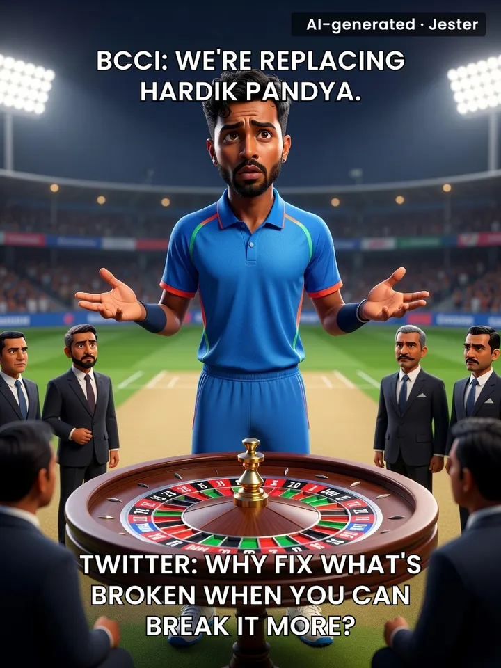 Indian cricket's captaincy revolving door spins so fast it's giving fans motion sickness and BCCI a new record in inconsistency.