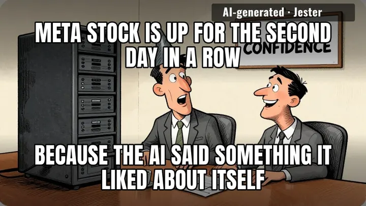 Mark Zuckerberg announcing AI like a man who just found out he can clone himself.