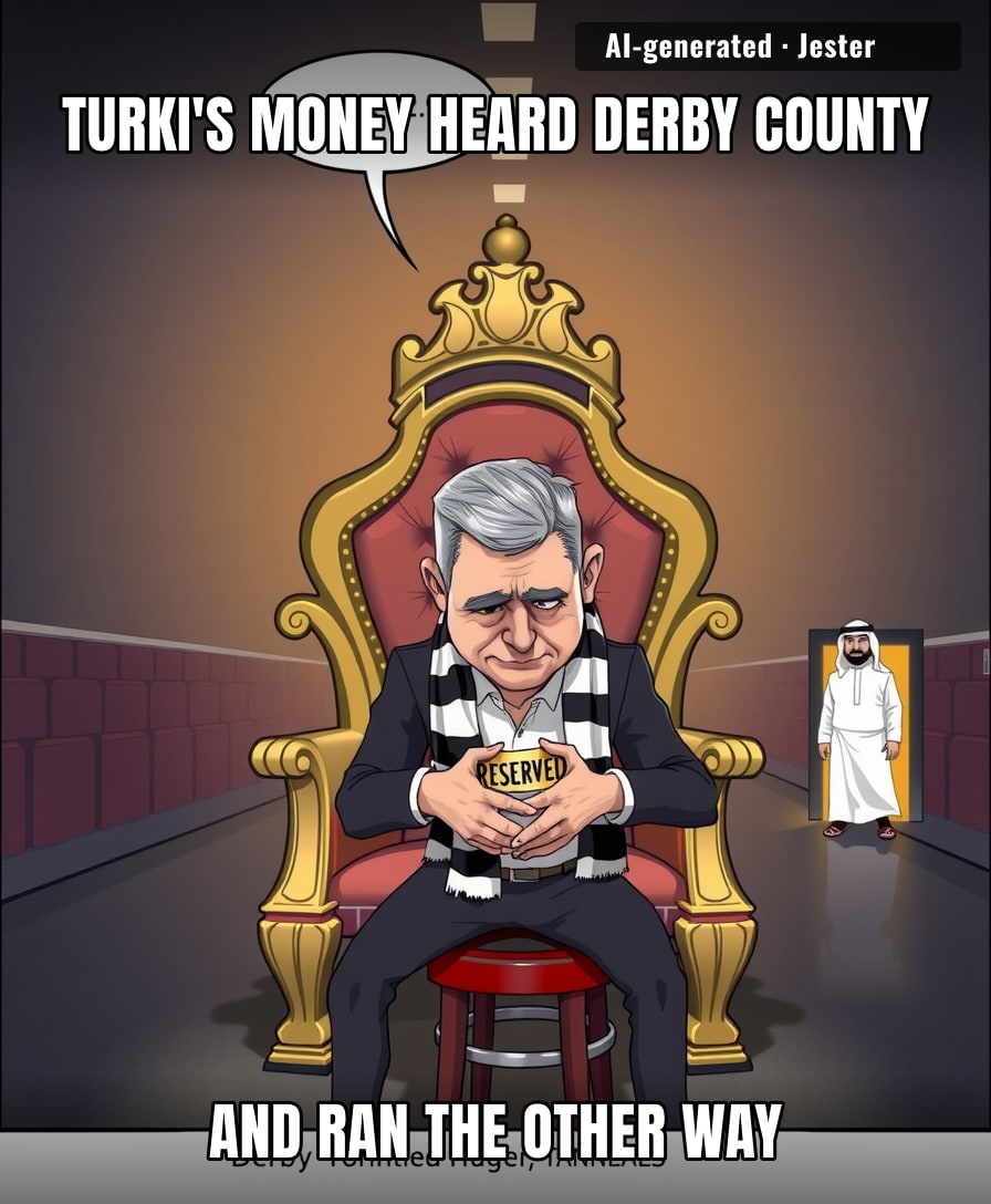 Derby County's new investor flaked harder than my New Year's gym membership.