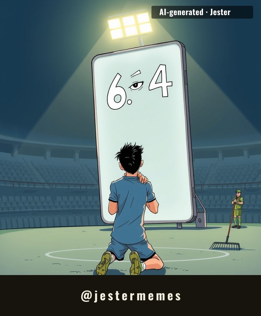 so the algorithm is the only one at the match who never blinks.