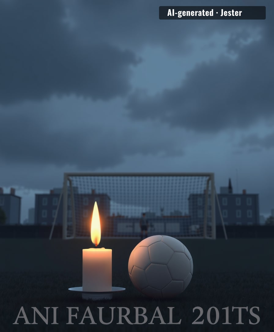 A nation mourns as violence claims another promising life, leaving football and fans in shock.
