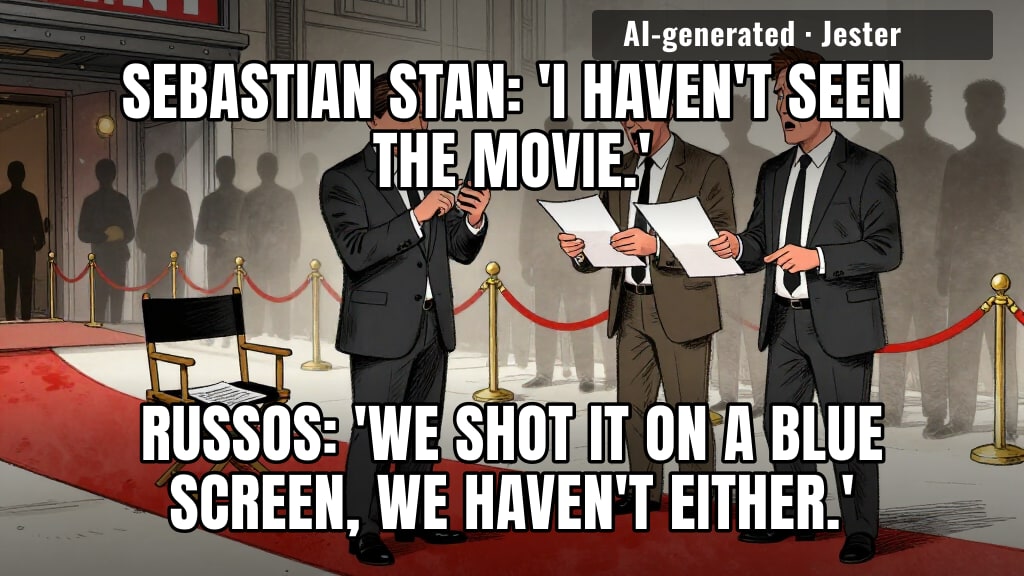 even the actors are watching this one on opening night like the rest of us