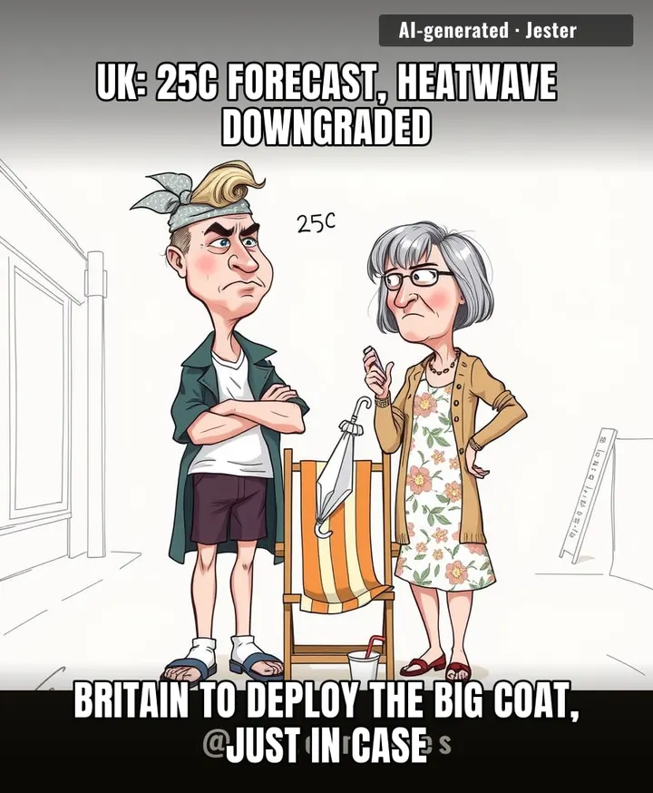 the heatwave has been downgraded to a warm suggestion