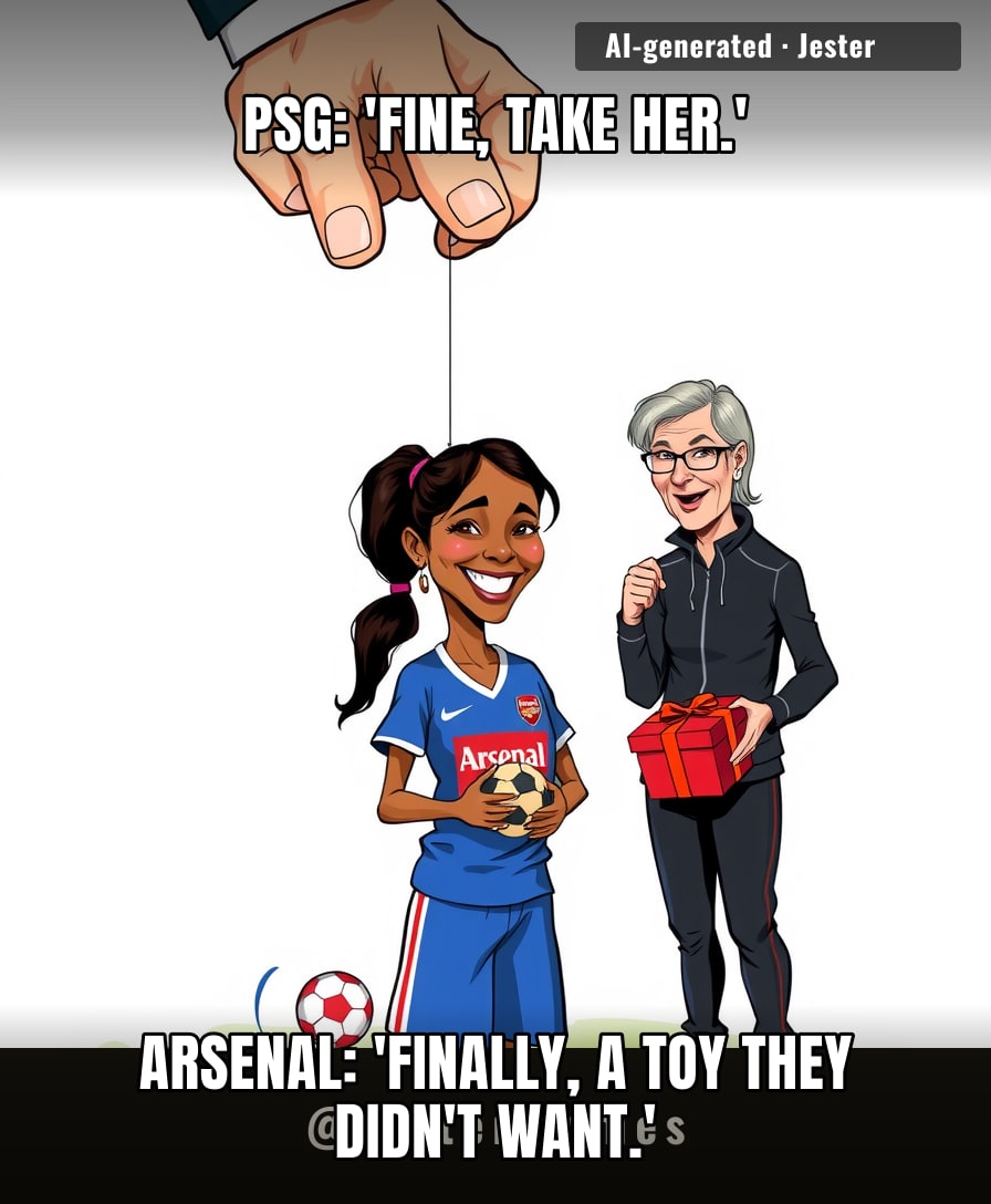 Arsenal's scouting department is basically a raccoon digging through PSG's bin of slightly-used defenders.