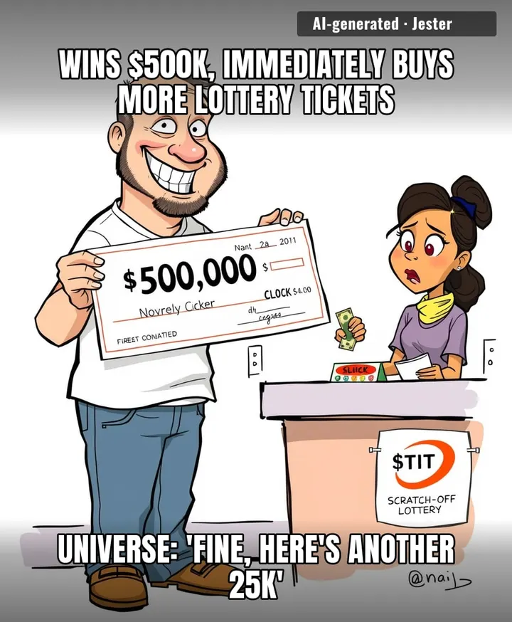 Man discovers infinite money glitch in real life.