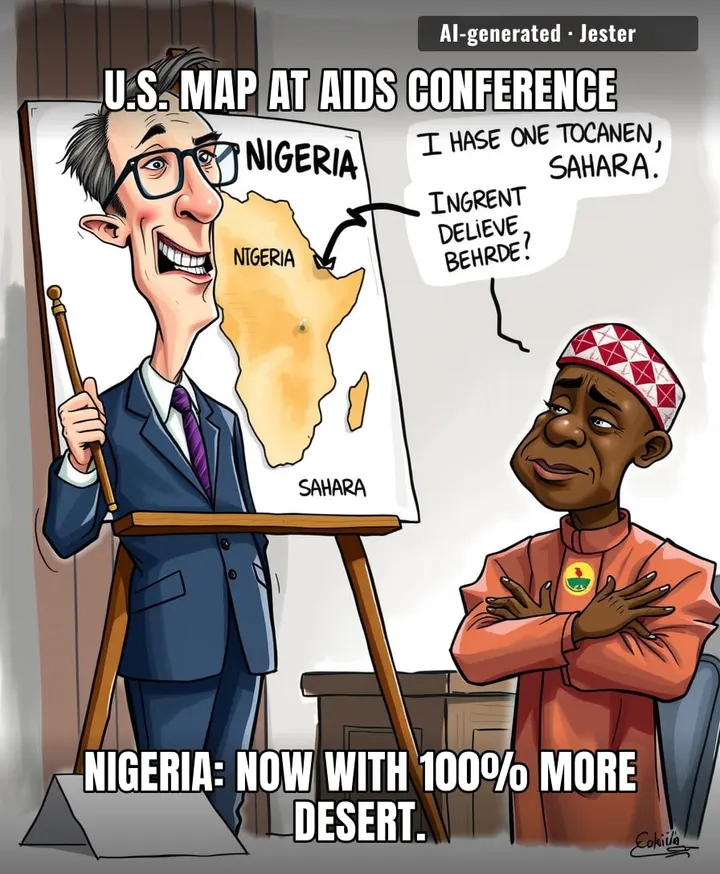 America's geography skills are so bad they just turned Nigeria into a landlocked Sahara country — next they'll put the Amazon in Antarctica.