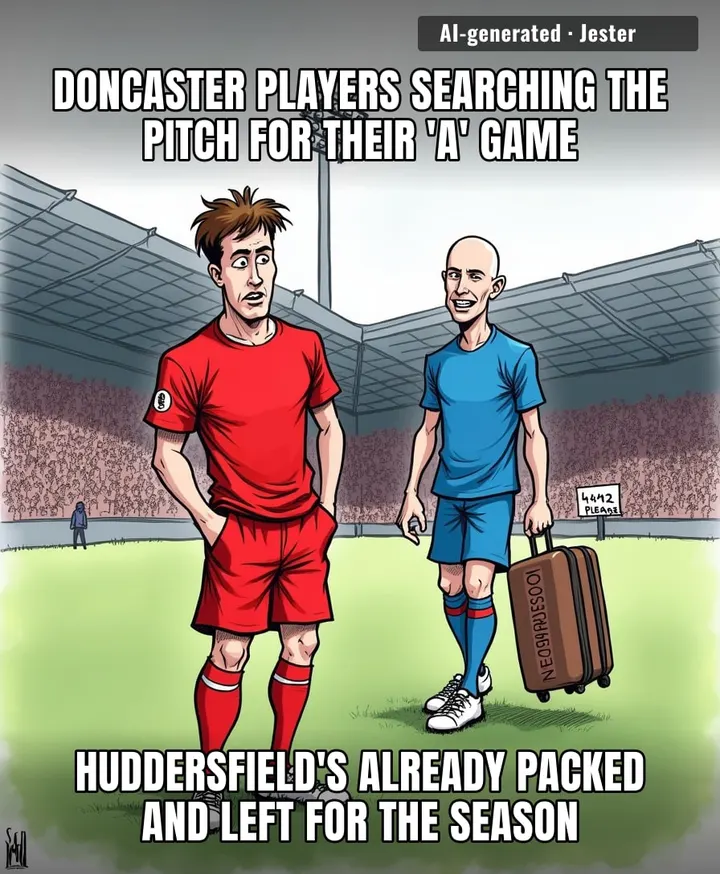 Somewhere in Doncaster, a pigeon just got more touches than the home team.