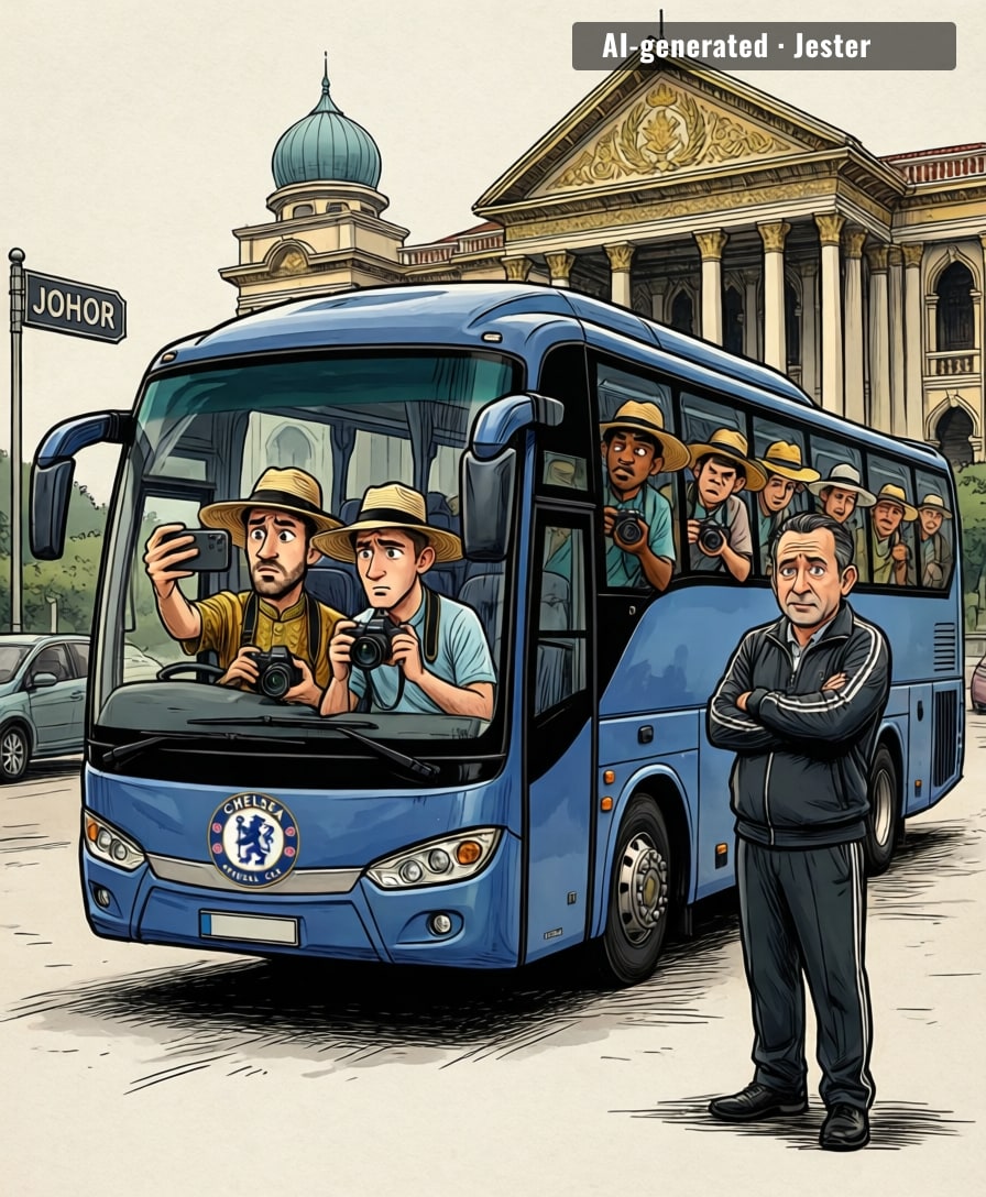 Chelsea flew 6,000 miles to play a friendly in Malaysia, but the real sightseeing is their trophy cabinet collecting dust.