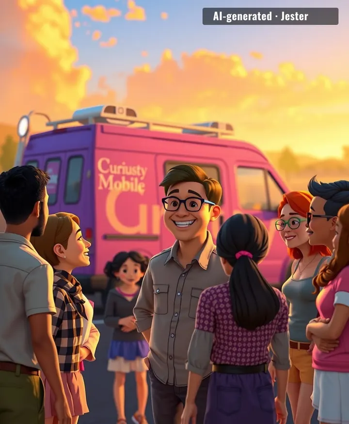 One purple van, one curious heart, and a road trip that proved hope is still contagious.