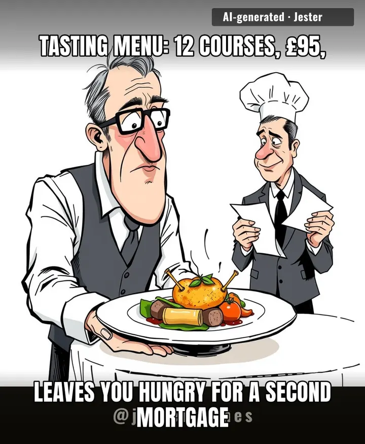 Finally, a tasting menu that pairs each micro-course with a micro-paycheck.
