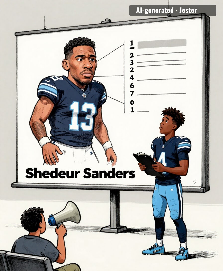 Titans fans have a new depth chart: everyone below the mascot.
