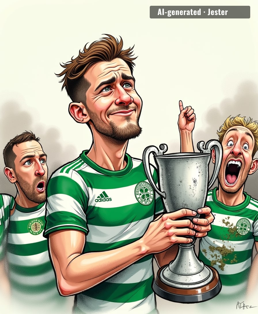 Celtic's title charge is so unstylish even the trophy is filing a complaint.