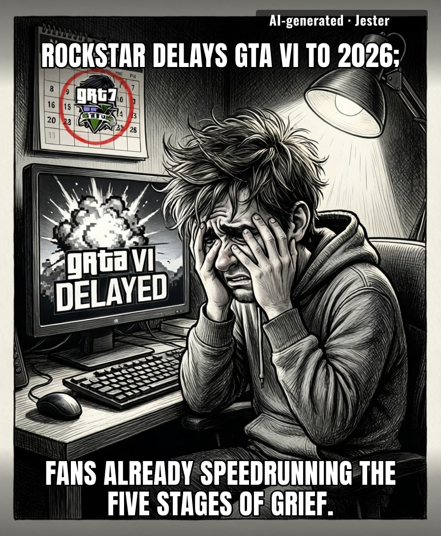 Rockstar delays the game so long that by launch day, the leaks will be playable as a retro classic.