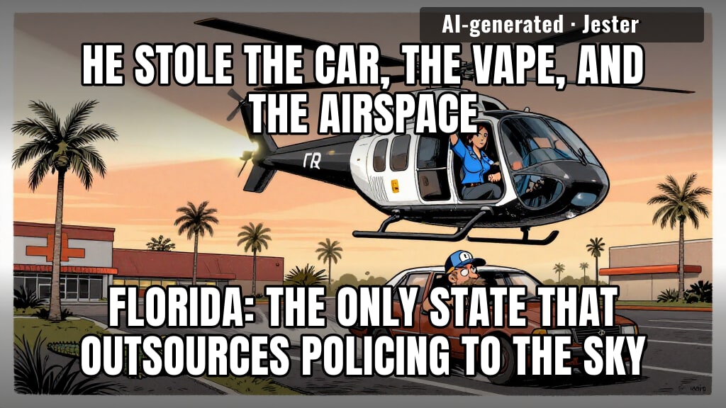 florida man's vape was so fire, they had to send air support.