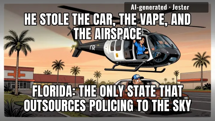 florida man's vape was so fire, they had to send air support.