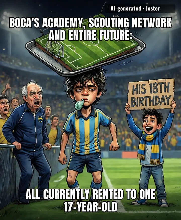 Jagger Herrera turning 18 and getting a Boca contract is the only thing in Argentina moving faster than the peso.