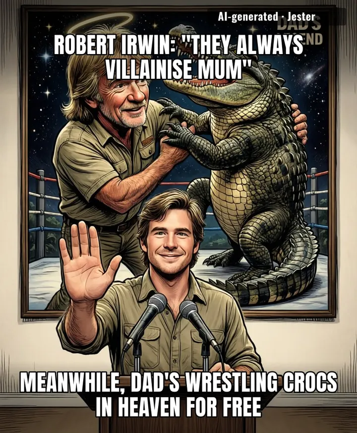 Nobody's safe from the family group chat, even when your dad was Steve Irwin.