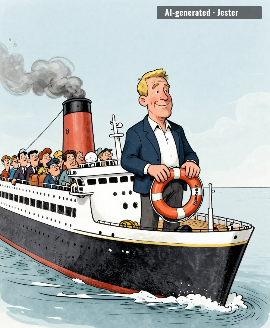 the never-ending cruise ended exactly like the money: abruptly.
