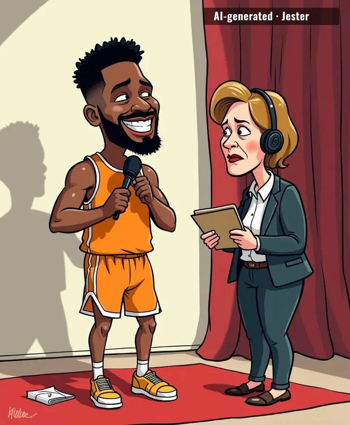 Every awards show now needs a jock cameo, because nothing says 'prestige television' like a point guard who left the game early.