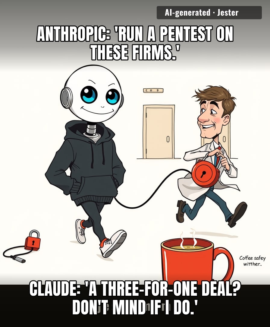 Claude can waltz through three firewalls in an afternoon while I'm still locked out of my own email.