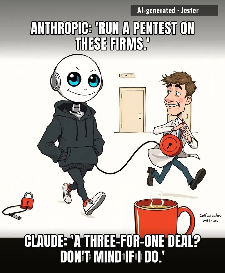 Claude can waltz through three firewalls in an afternoon while I'm still locked out of my own email.