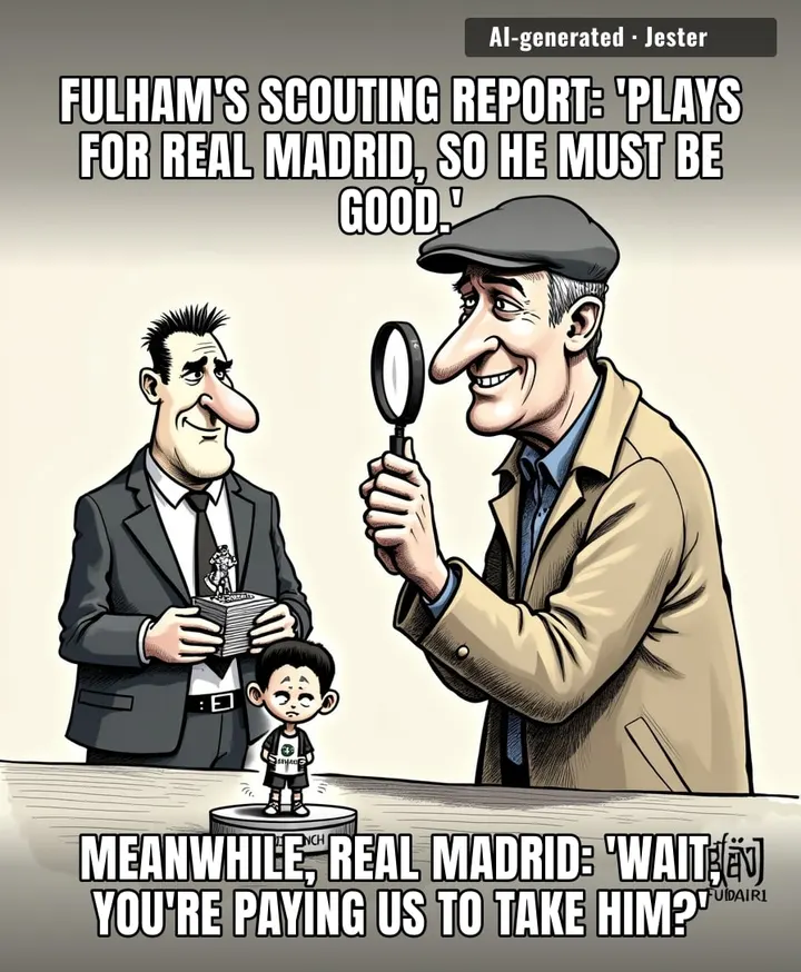 Fulham's transfer strategy is just hoarding Madrid's benchwarmers like they're limited-edition sneakers.