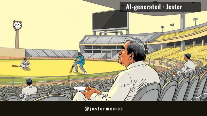four days, five hundred runs, and one guy in the stands who has to be at work tomorrow