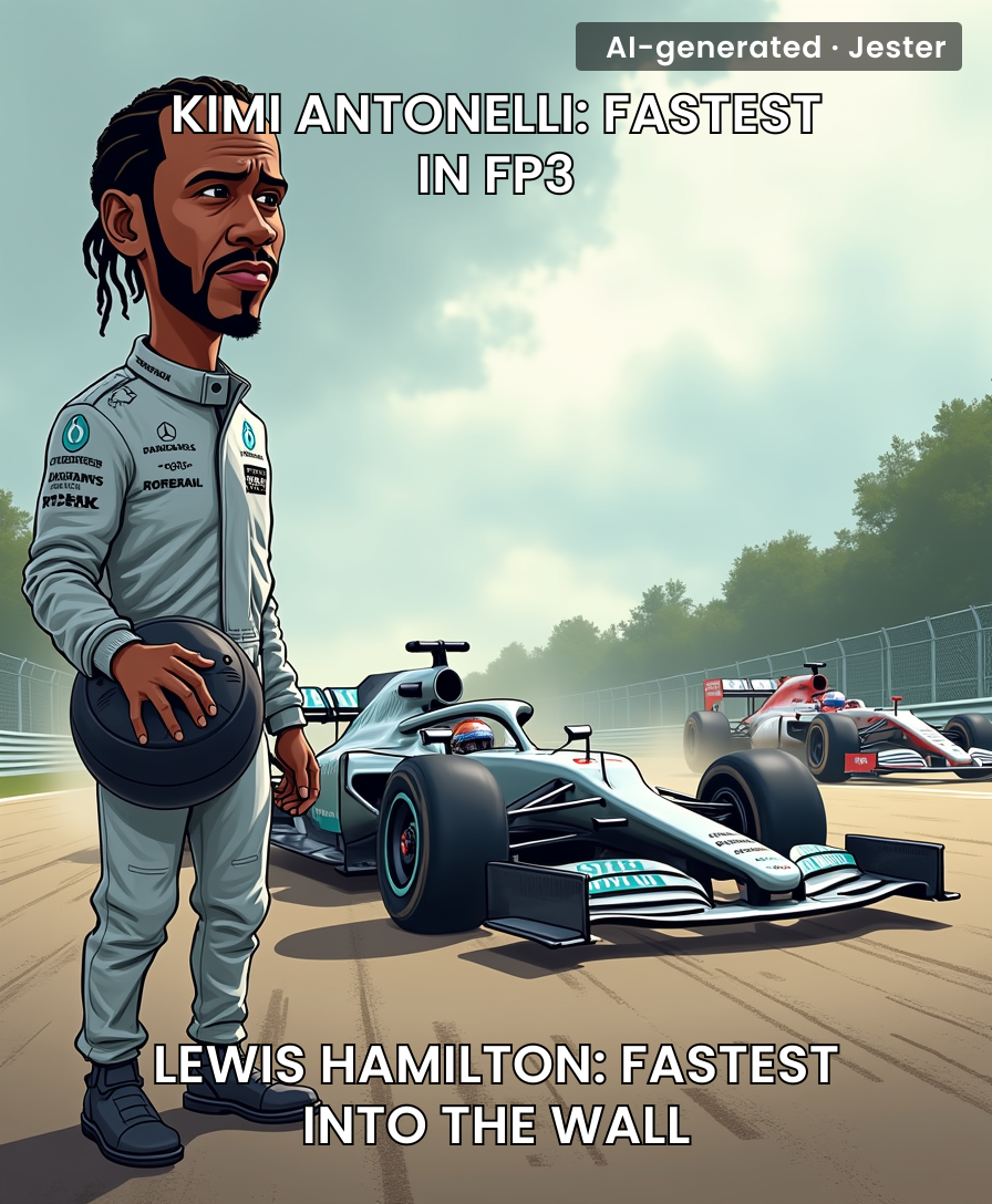 Ferrari really signed Hamilton just to give their mechanics more practice with carbon fibre repairs.
