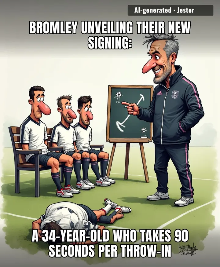 Finally, a manager brave enough to coach what every referee already suspects: pure, uncut shithousery.