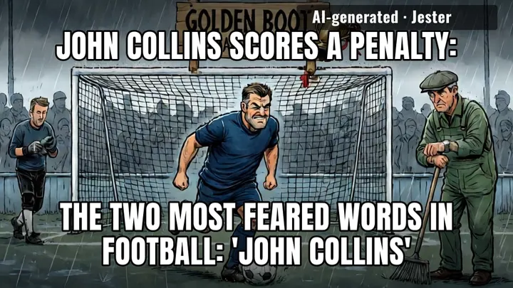 he never scored a goal that wasn't a legal formality.
