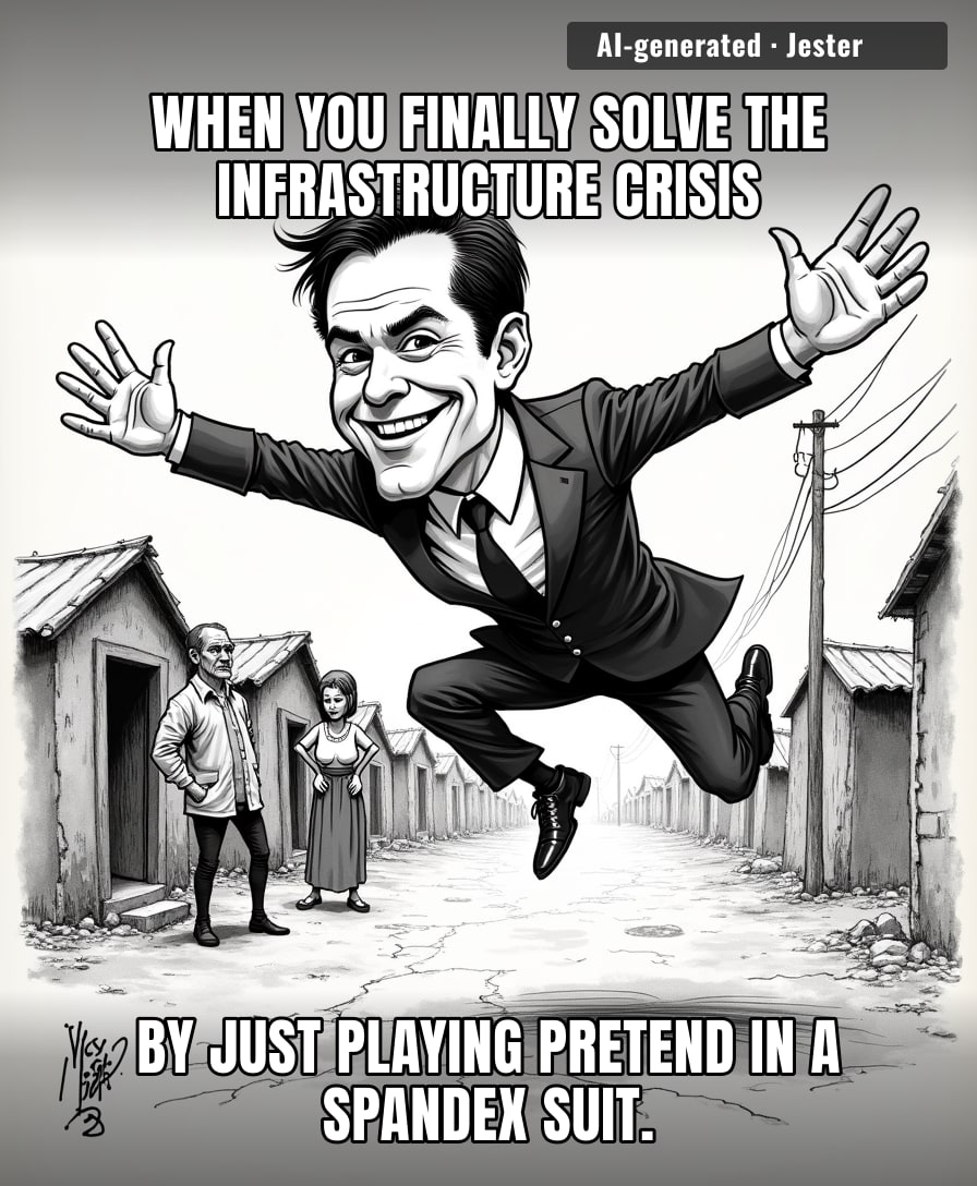 The only thing more impressive than Richard Soria's web-swinging is his ability to ignore the crumbling reality of his own district.